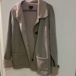 Apex Beige Fleece Coat